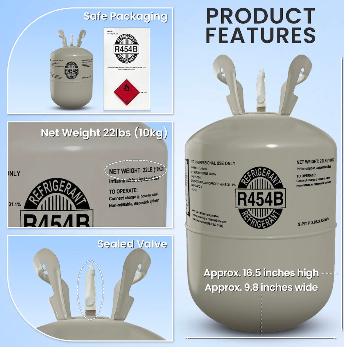 R454B compatible equipment and service application