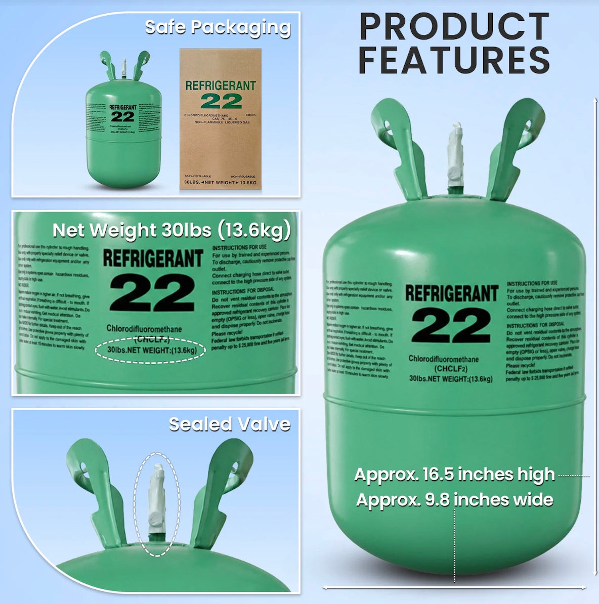 R22 compatible equipment and service application